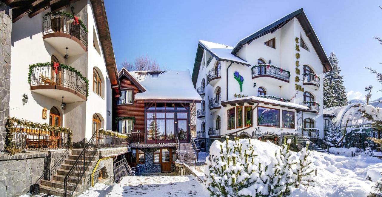 Pensiunea Crocus - Sauna & Billiard Пояна-Брашов Экстерьер фото
